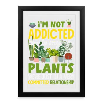 Garden & Plant Lovers Gifts - Framed poster (27 × 37 cm) - black - Front