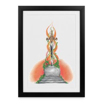 01. Warrior Soul - Framed poster (27 × 37 cm) - black - Front
