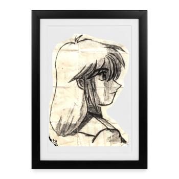 Vintage Shelf - Framed poster (27 × 37 cm) - black - Front
