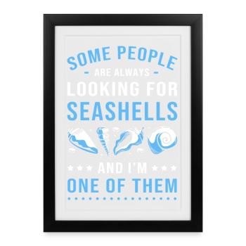 Shell Shell Collector - Framed poster (27 × 37 cm) - black - Front