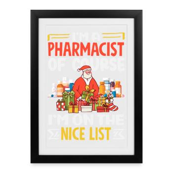 Pharmacist Pharmaceutical Technical - Framed poster (27 × 37 cm) - black - Front