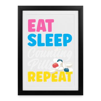 Pharmacist Pharmaceutical Technical - Framed poster (27 × 37 cm) - black - Front