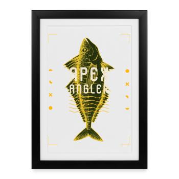 Apexangler - Affiche encadrée (27 × 37 cm) - noir - Devant