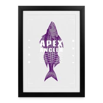ApexPêcheur - Affiche encadrée (27 × 37 cm) - noir - Devant