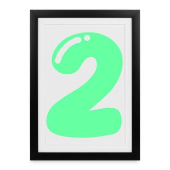 2 - Affiche encadrée (27 × 37 cm) - noir - Devant