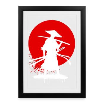 Japanese Animation Manga Comic Anime Animation - Framed poster (27 × 37 cm) - black - Front