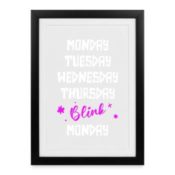 Weekend - Framed poster (27 × 37 cm) - black - Front