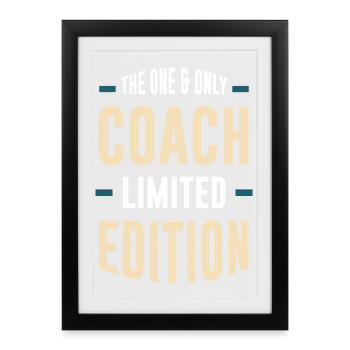 Limited Coach Edition - Framed poster (27 × 37 cm) - black - Front