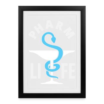 Pharmacist Pharmaceutical Technical - Framed poster (27 × 37 cm) - black - Front
