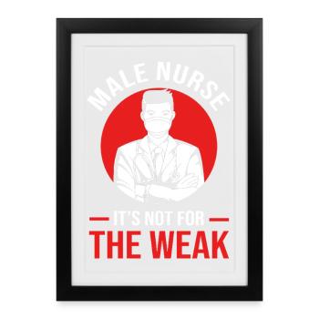 Don infirmier de l’hôpital des infirmières - Affiche encadrée (27 × 37 cm) - noir - Devant