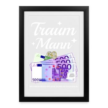 Dream Man - Framed poster (27 × 37 cm) - black - Front