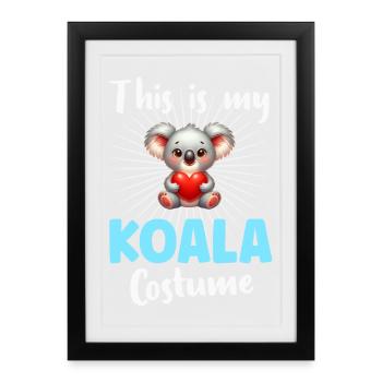 Koala Koala Ours - Affiche encadrée (27 × 37 cm) - noir - Devant