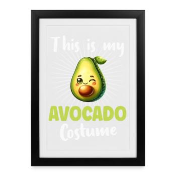 Avocado - Framed poster (27 × 37 cm) - black - Front
