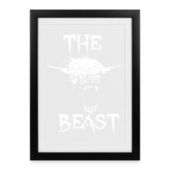 The Beast - Framed poster (27 × 37 cm) - black - Front