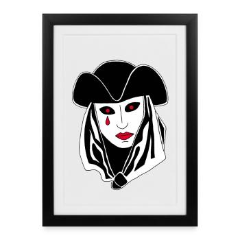 Phantom of Venice - Framed poster (27 × 37 cm) - black - Front