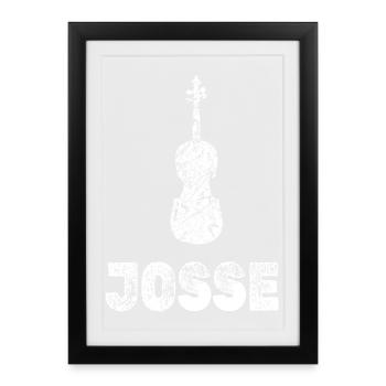Viola Josse - Framed poster (27 × 37 cm) - black - Front
