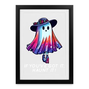 Ghost Rainbow Couture - Framed poster (27 × 37 cm) - black - Front