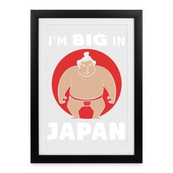 sumo - Framed poster (27 × 37 cm) - black - Front