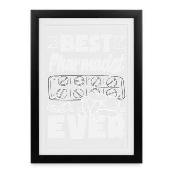 Pharmacist Pharmaceutical Technical - Framed poster (27 × 37 cm) - black - Front