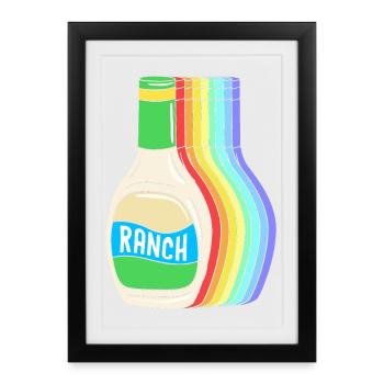 dressing - Framed poster (27 × 37 cm) - black - Front