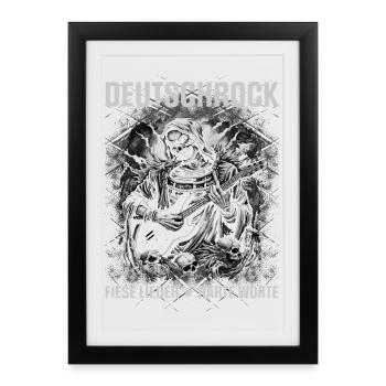 German Rock - Nasty Songs - Hard Words - Framed poster (27 × 37 cm) - black - Front