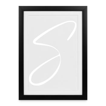 s - Framed poster (27 × 37 cm) - black - Front