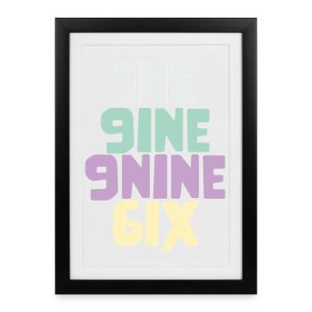 Millésime 1996 - Affiche encadrée (27 × 37 cm) - noir - Devant