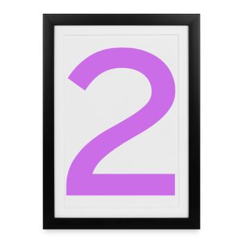2 - Affiche encadrée (27 × 37 cm) - noir - Devant