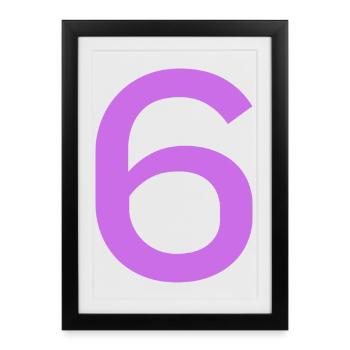 6 - Affiche encadrée (27 × 37 cm) - noir - Devant