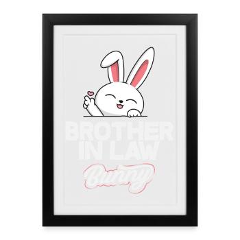 Happy Easter Sweet Easter Bunny Egg Hunt Easter Eggs - Framed poster (27 × 37 cm) - black - Front