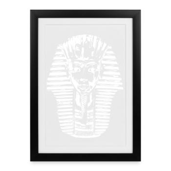 Pharaon Toutankhamon - Affiche encadrée (27 × 37 cm) - noir - Devant