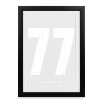 Vintage 77 Limited Edition - Framed poster (27 × 37 cm) - black - Front