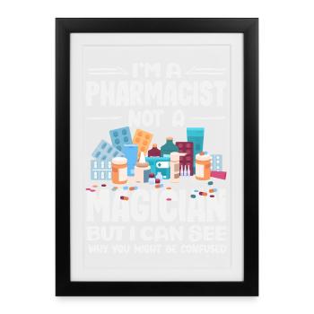 Pharmacist Pharmaceutical Technical - Framed poster (27 × 37 cm) - black - Front