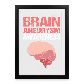 Brain Aneurysm - Framed poster (27 × 37 cm) - black - Front