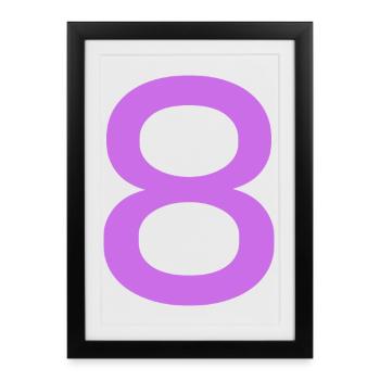 8 - Framed poster (27 × 37 cm) - black - Front