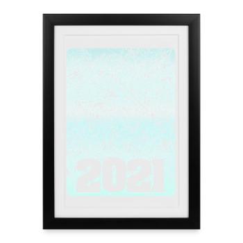 Figure 2021 - Affiche encadrée (27 × 37 cm) - noir - Devant