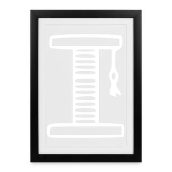 Cat Cat Gift - Framed poster (27 × 37 cm) - black - Front