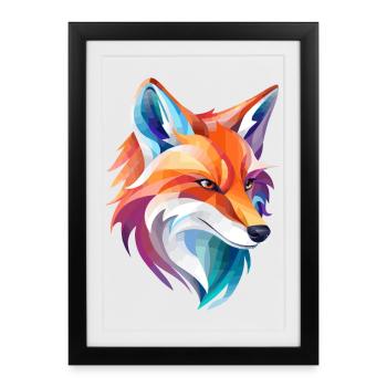 Fuchs Design - Framed poster (27 × 37 cm) - black - Front