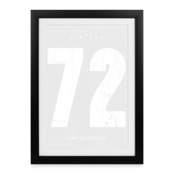 Vintage 72 Limited Edition - Framed poster (27 × 37 cm) - black - Front