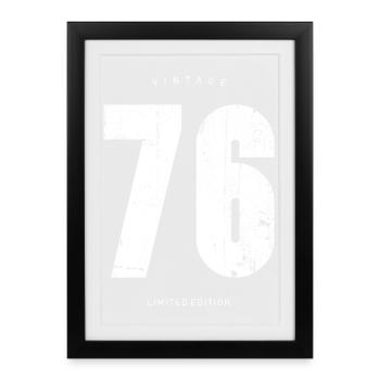 Vintage 76 Limited Edition - Framed poster (27 × 37 cm) - black - Front