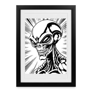 Alien - Framed poster (27 × 37 cm) - black - Front