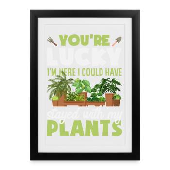 Garden & Plant Lovers Gifts - Framed poster (27 × 37 cm) - black - Front