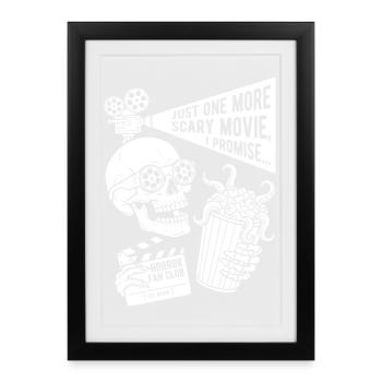 Juste un film d’horreur de plus - Affiche encadrée (27 × 37 cm) - noir - Devant