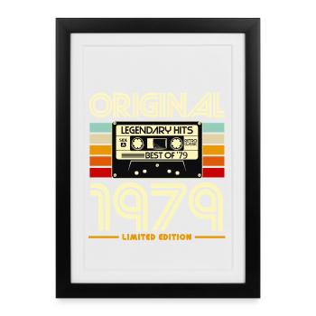 Original 1979 Limited Edition - Framed poster (27 × 37 cm) - black - Front