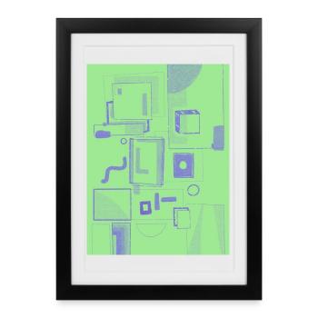 Speech Bubbles - Framed poster (27 × 37 cm) - black - Front
