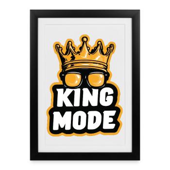 Funny Chess King T-Shirt for Men Gift - Framed poster (27 × 37 cm) - black - Front