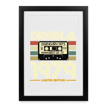 Original 1979 Retro Legends - Framed poster (27 × 37 cm) - black - Front
