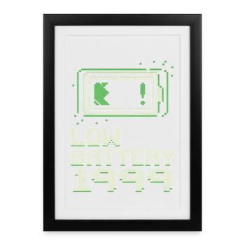 It was easier back then - Framed poster (27 × 37 cm) - black - Front