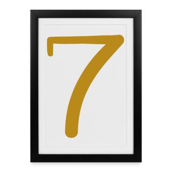 7 - Framed poster (27 × 37 cm) - black - Front