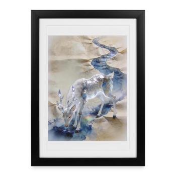 The Mirror of Dreams: Fuzhu – Remanence - Framed poster (27 × 37 cm) - black - Front